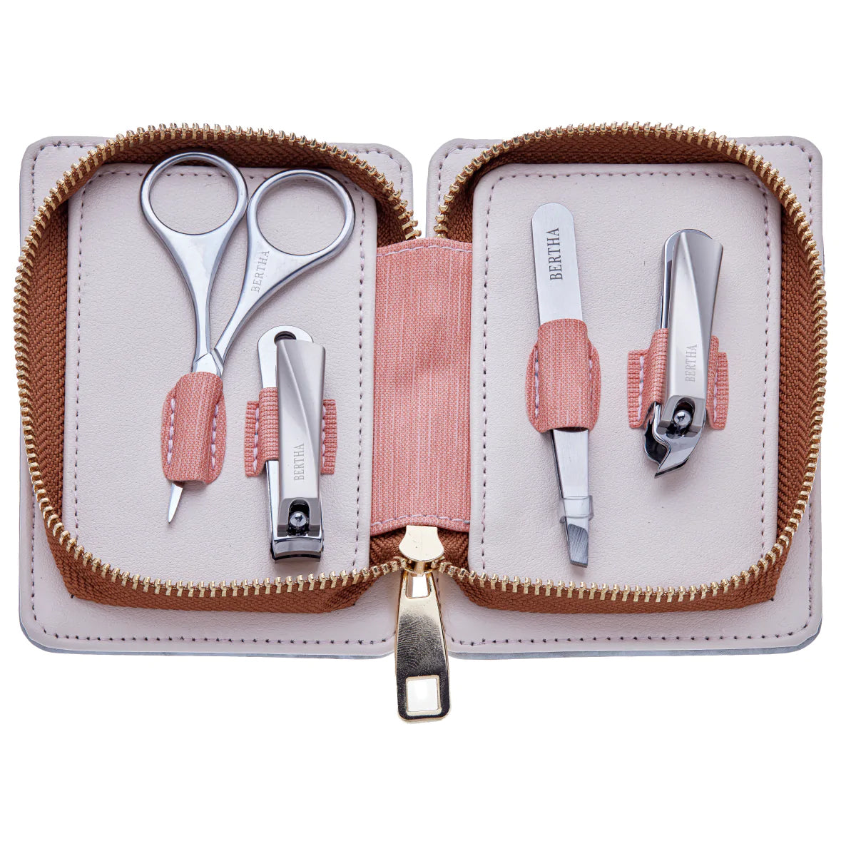 4-Piece Set: Bertha Avery Surgical Steel Groom Kit Cheap Sale Wholesale Pice