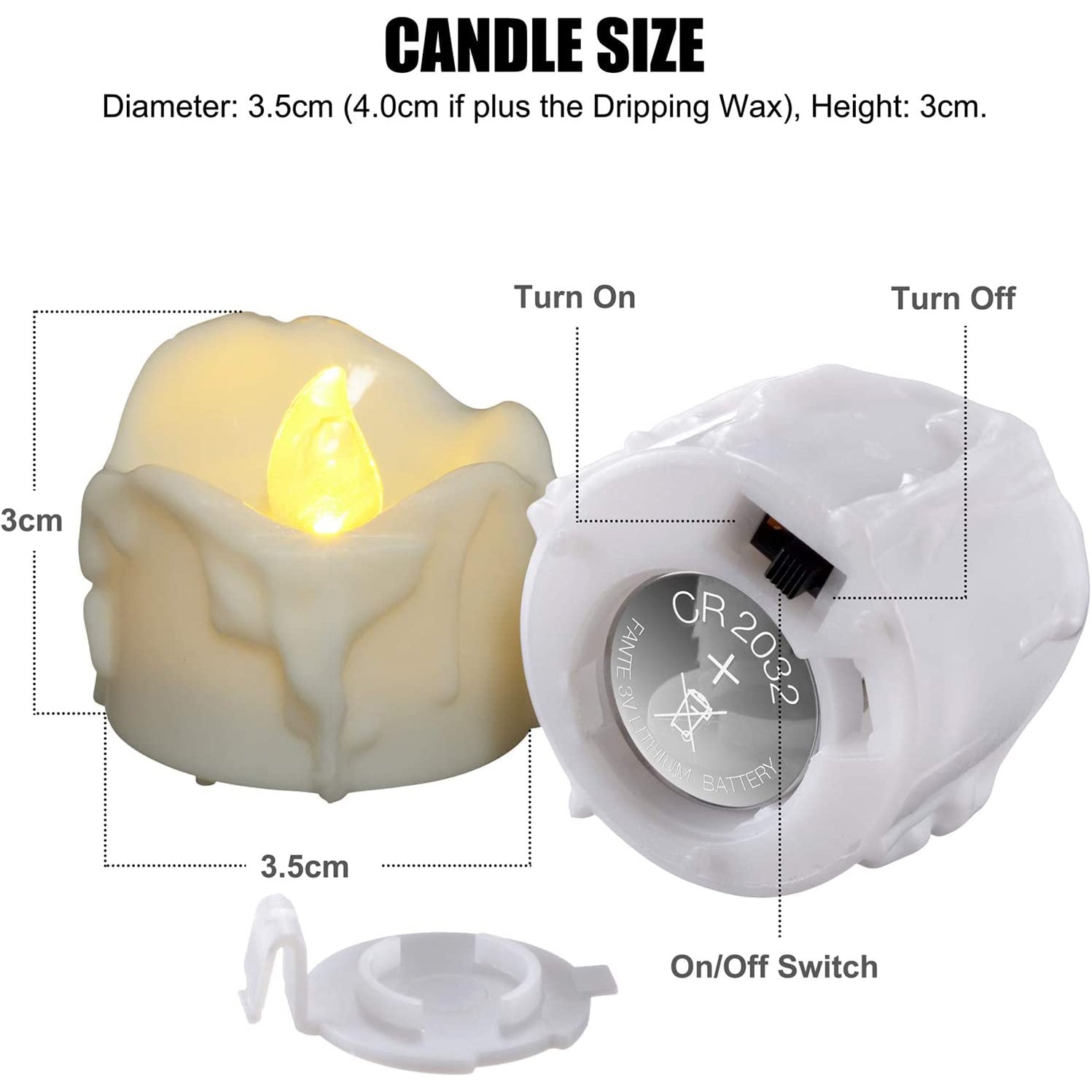 12-Pack: LED Timer Candle Decoration Outlet Largest Supplier