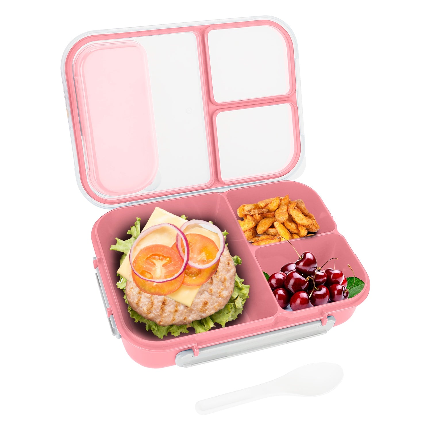 Bento Box Portable Lunch Box Picnic Food Storage with 3 Compartments Cheap Sale Comfortable