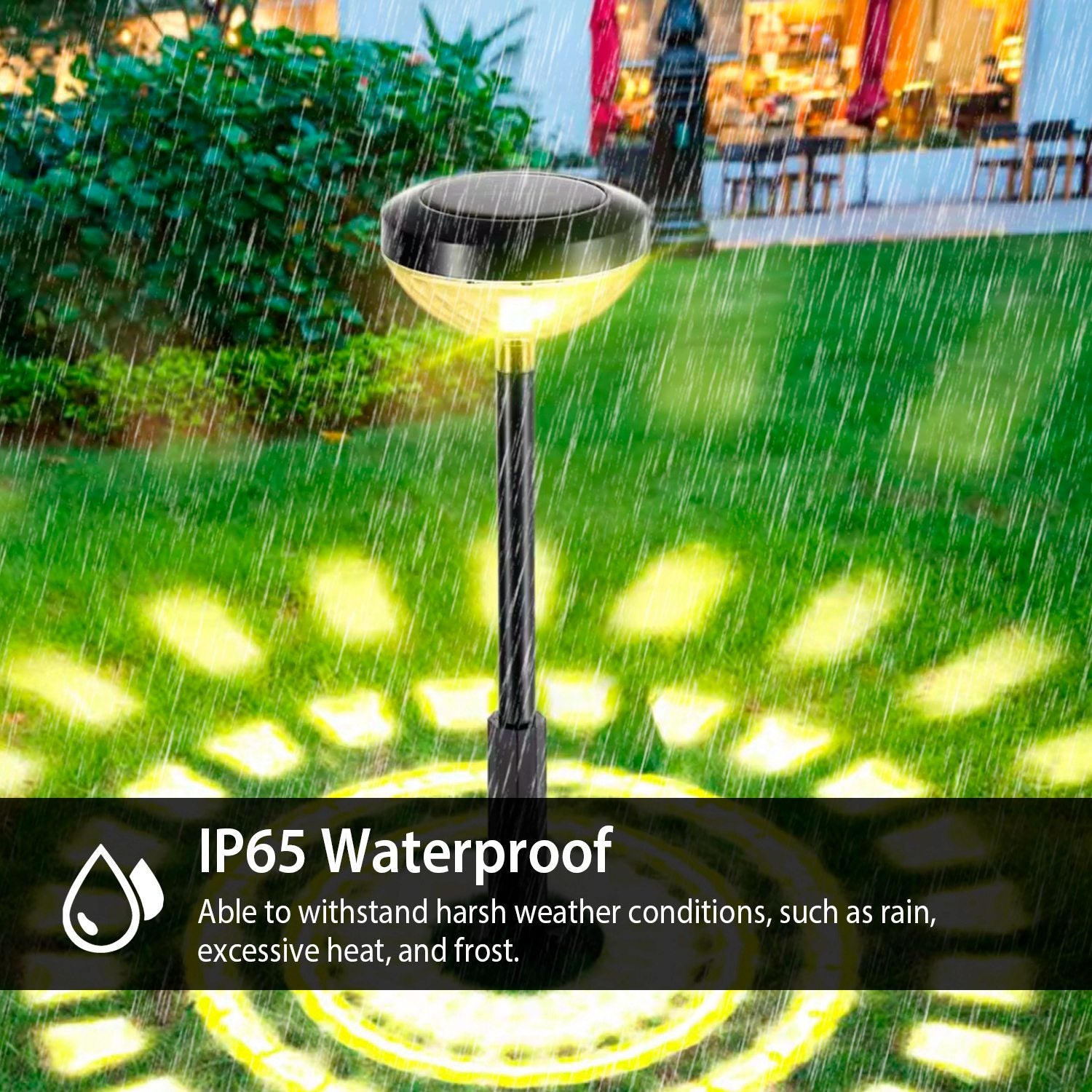 4-Pack: Solar Pathway Color Changing Garden Light Pay With Visa Cheap Pice