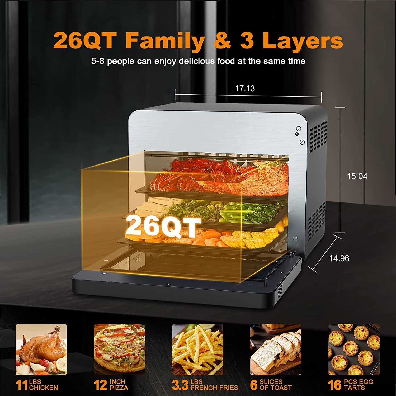 Geek Chef Air Fryer Toaster Oven Discount Online