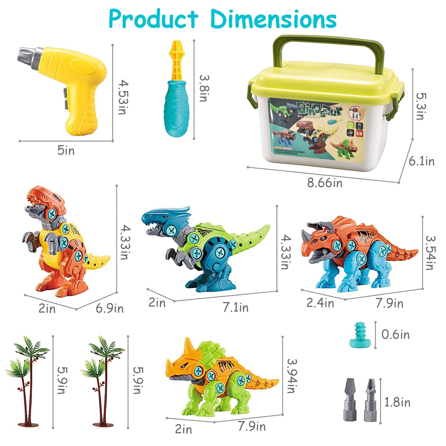 DIY Dinosaur Construction Building Block Assembly Toys with Electric Real Online