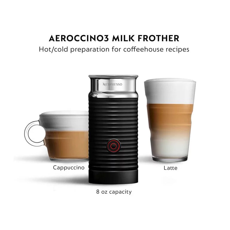 Nespresso Vertuo Next Coffee and Espresso Maker with Aeroccino Milk Frother (Refurbished) Popular Online