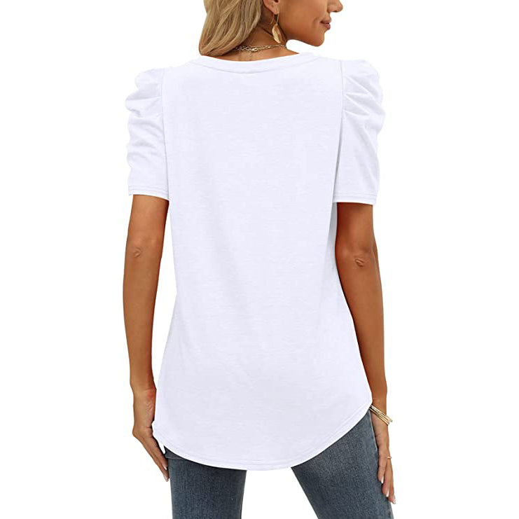 Women's Summer V-Neck Casual T-Shirt Free Shipping Reliable