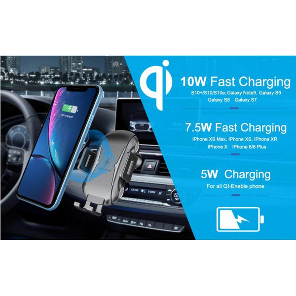 Automatic Clamping Wireless Car Charger Mount Cheap Online Store Manchester