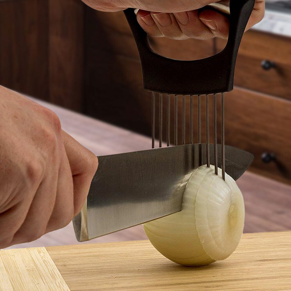 2-Pack: Ultra Sharp Knife Sharpener and Stainless Steel Vegetable and Meat Slicer Holder Finishline