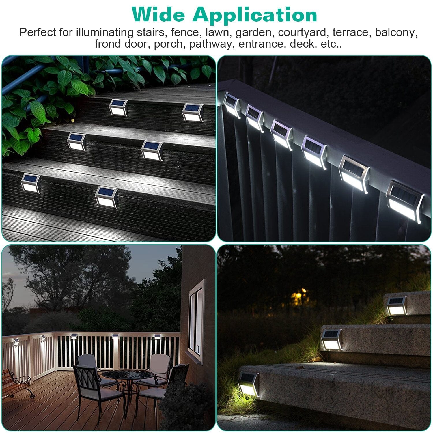 6-Pack: Solar Step Lights Online Cheap Pice