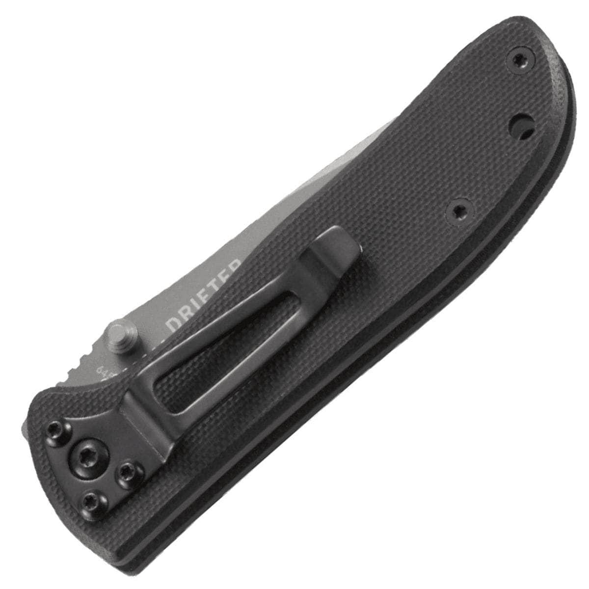 CRKT Drifter, 2.87 Plain Blade, Black G-10 Handles - 6450K Discount Free Shipping