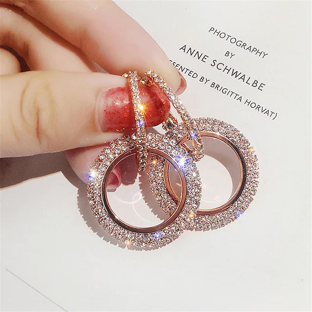 Women's Crystal Earrings Professional