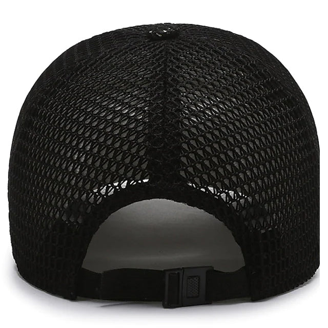 Men's Simple Baseball Cap Dailywear Outdoor Mesh Sale Geniue Stockist