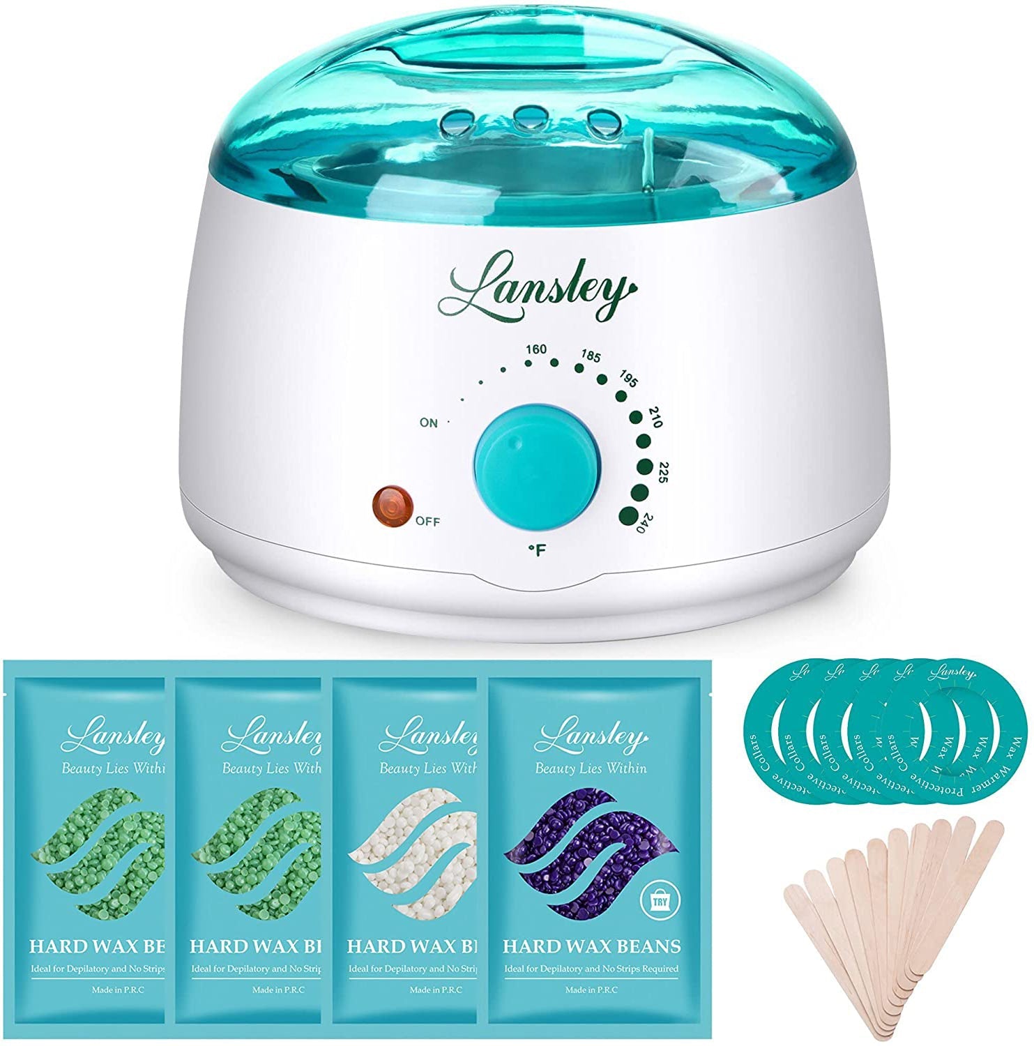 Lansley Wax Warmer Hair Removal Home Waxing Kit Electric Pot Heater Cheap Sale 2025