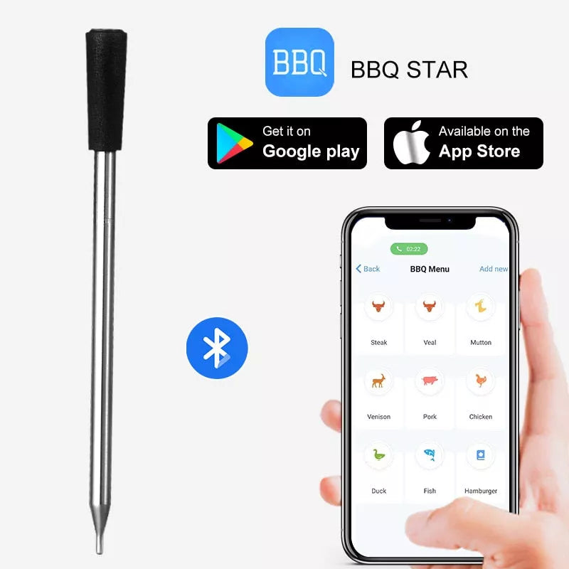 Smart Meat Thermometer with Bluetooth Clearance Online Amazon