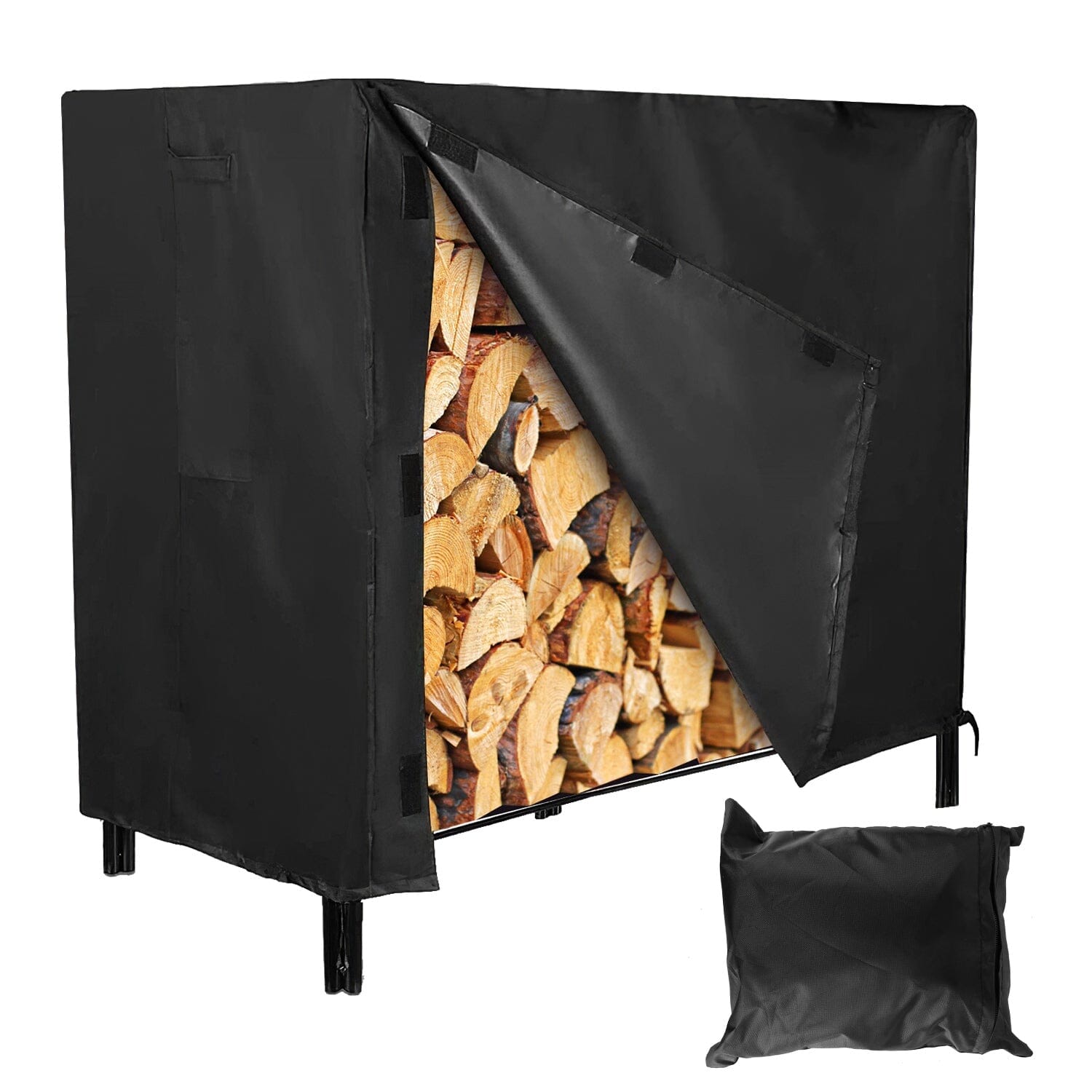 420D Oxford Fabric Firewood Rectangular Log Rack Cover Discount Best Pices