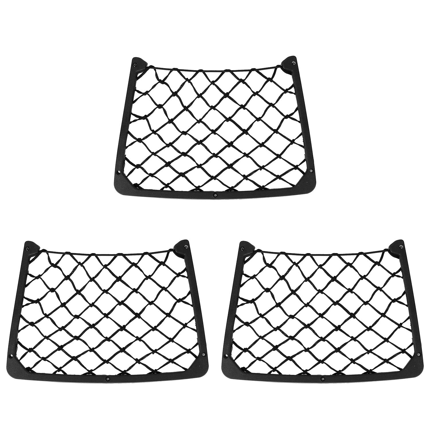 3-Pieces: Mesh Pocket Seat Side Organizer Cheap Sale View