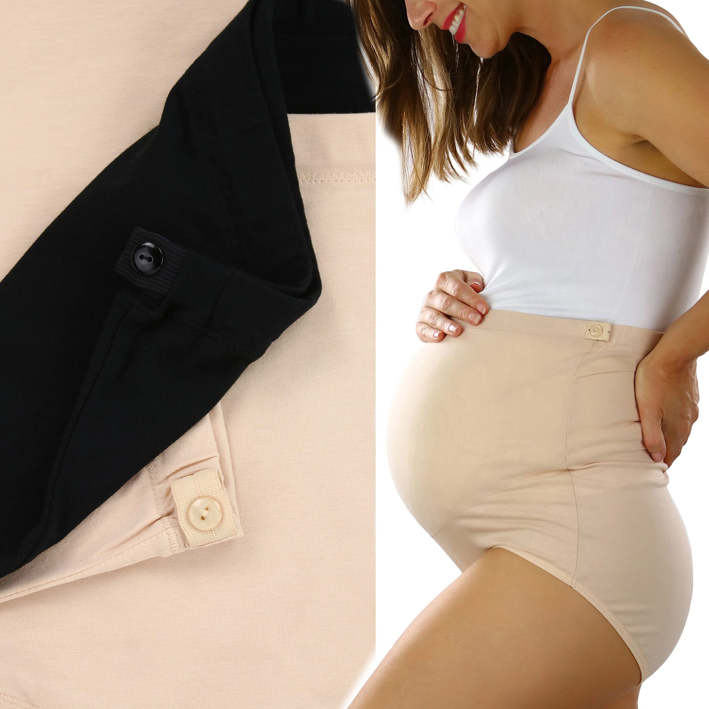 2-Pack: ToBeInStyle Women's High Waist Over The Bump Maternity Briefs Discount Recommend