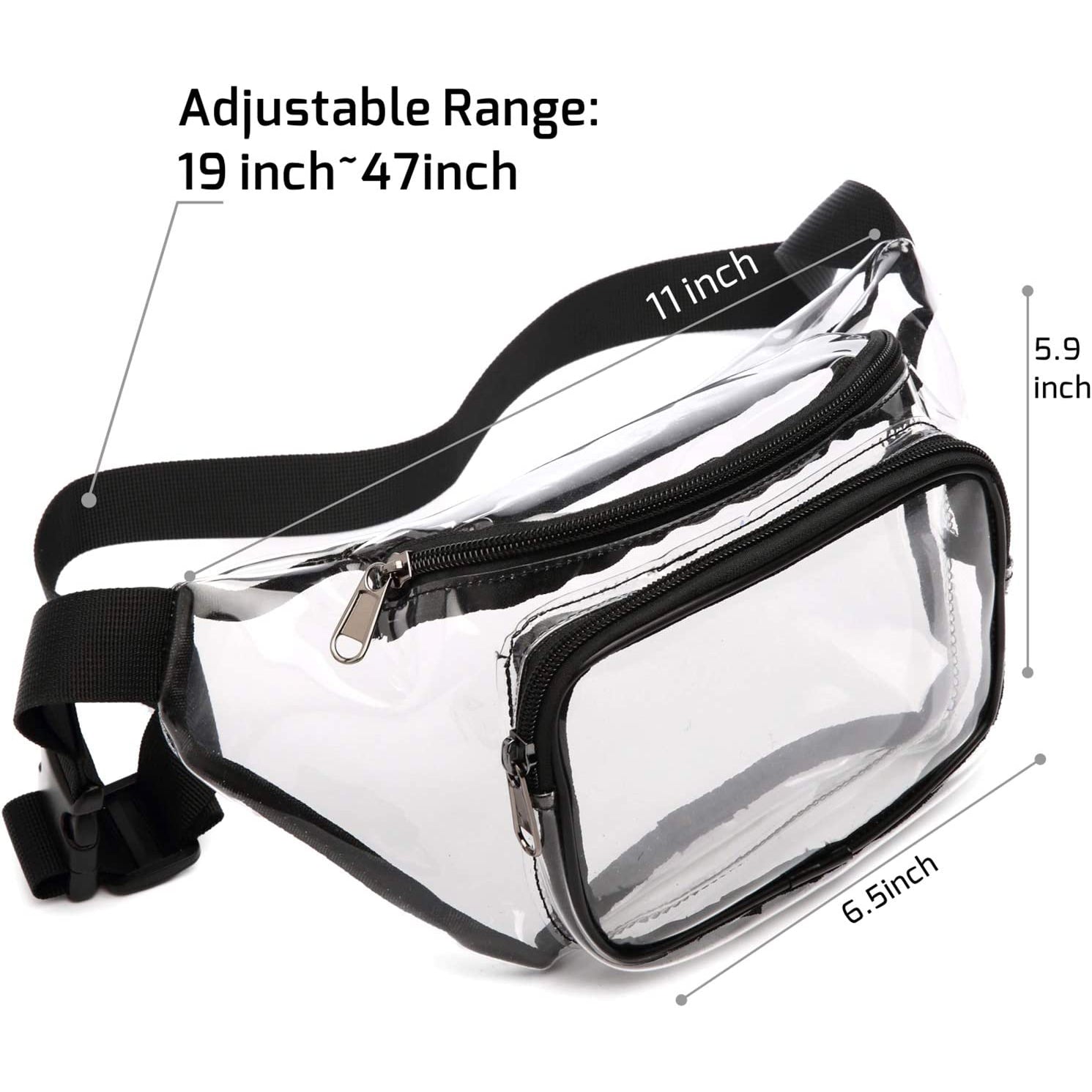 Transparent Waterproof Waist Bag Cheap Pirce