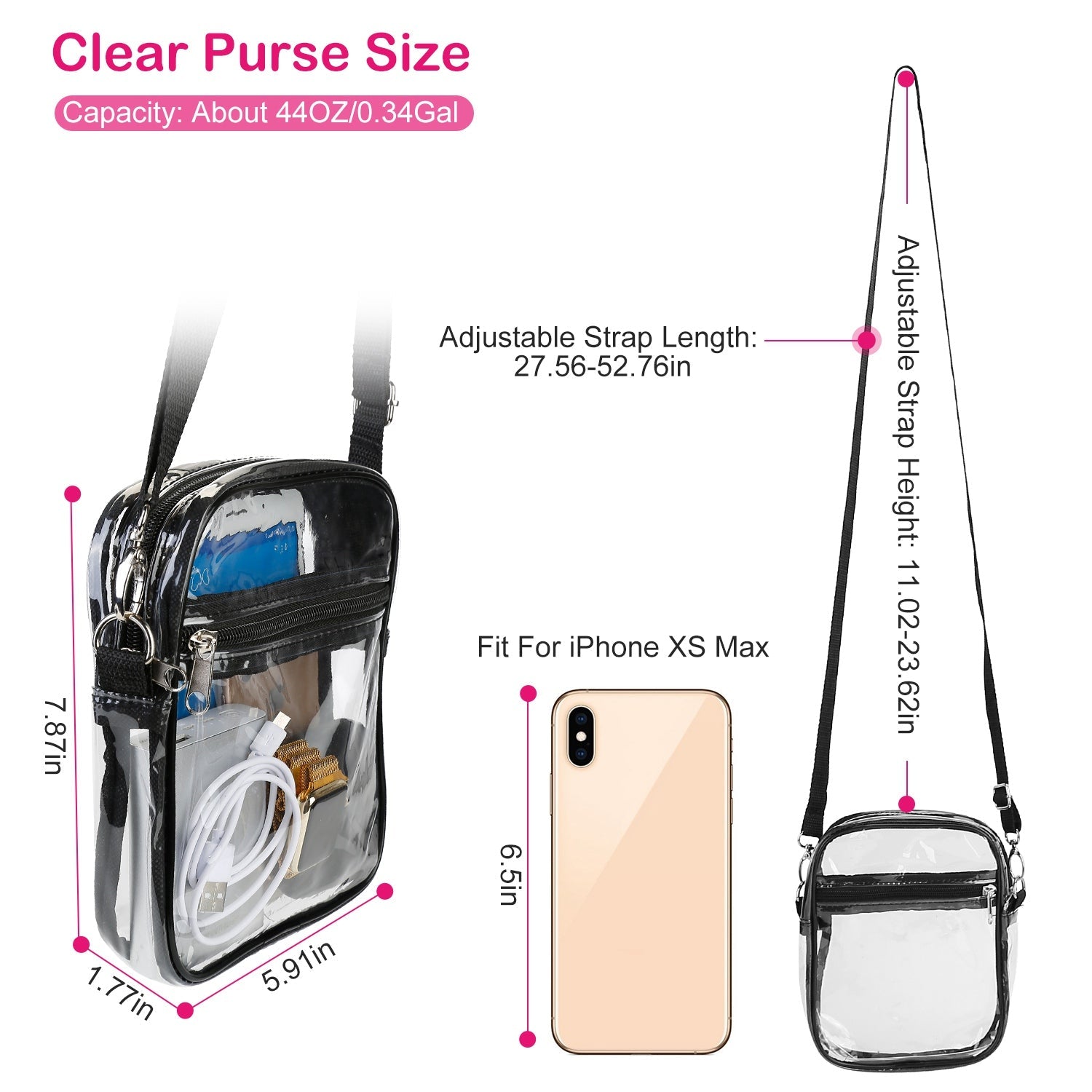 Clear Crossbody Bag Stadium Approved Outlet 2025 Newest