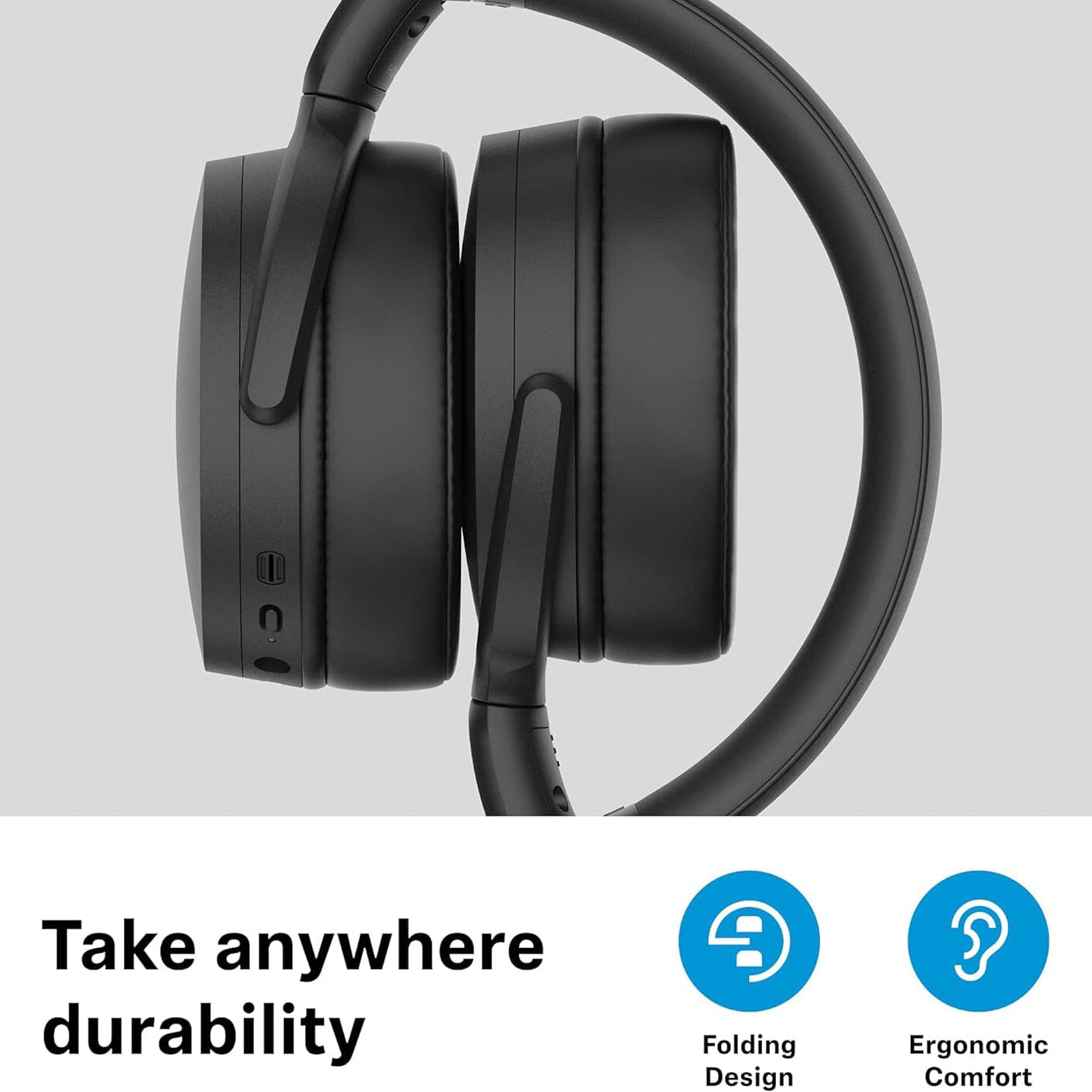 Sennheiser Consumer Audio HD 450BT Bluetooth 5.0 Wireless Headphone with Active Noise Cancellation  (Refurbished) Sale With Paypal