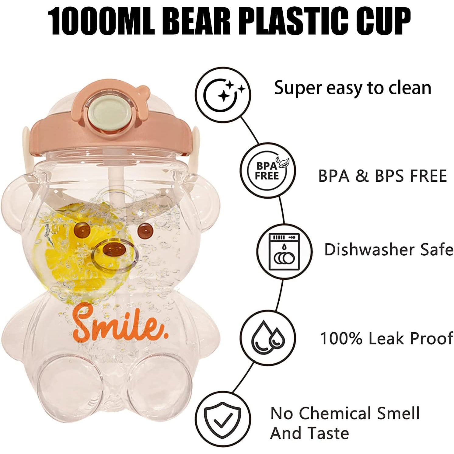 Leak-Proof Bear Water Bottle for Girls Sale Wiki