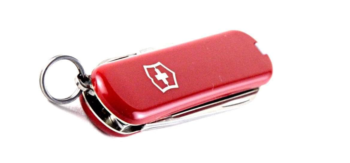 Victorinox Classic SD Swiss Army Knife, Red Cellidor Scales, 7 Functions Supply Online