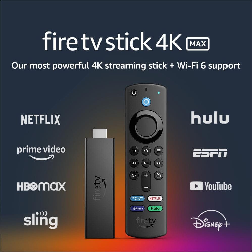 Fire TV Stick 4K Max Streaming Device  (Refurbished) With Paypal For Sale