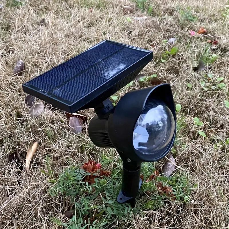 Outdoor Solar Rotating Color Projection Lamp 100% Guaranteed