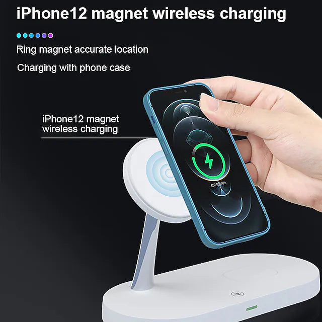 3-in-1 Magnetic Wireless Charger Pictures Online