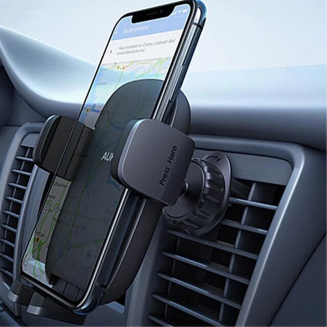 HD-C58 Car Phone Holder with Stronger Vent Clip Hands, Aura Black Sale Official