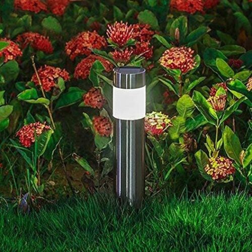 2-Pack: LUMN8 Stainless Steel Garden Lights Discount Collections