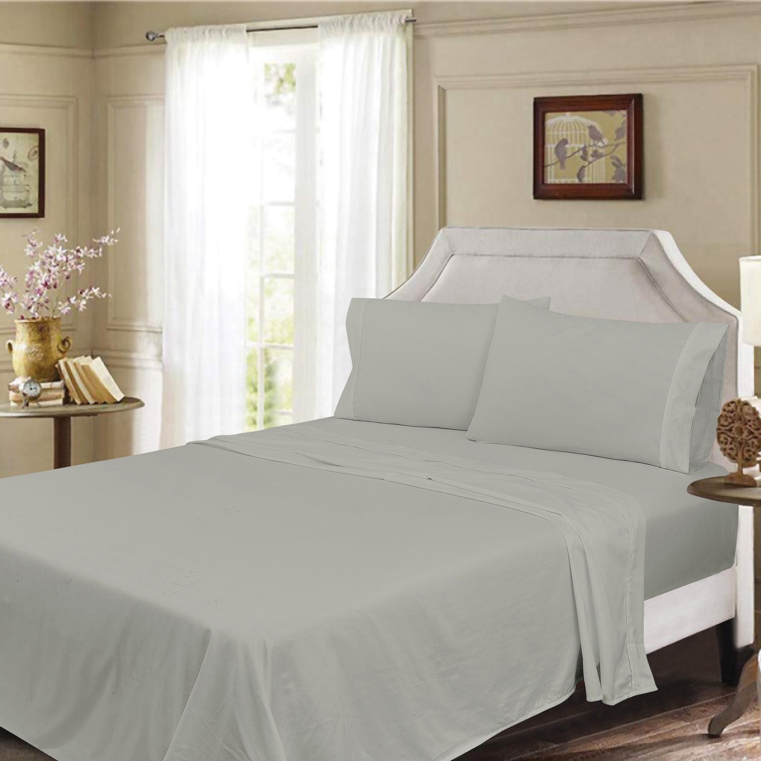 Silvadur Ultra Soft 300 Thread Count Cotton Sheet Set Perfect Cheap Online
