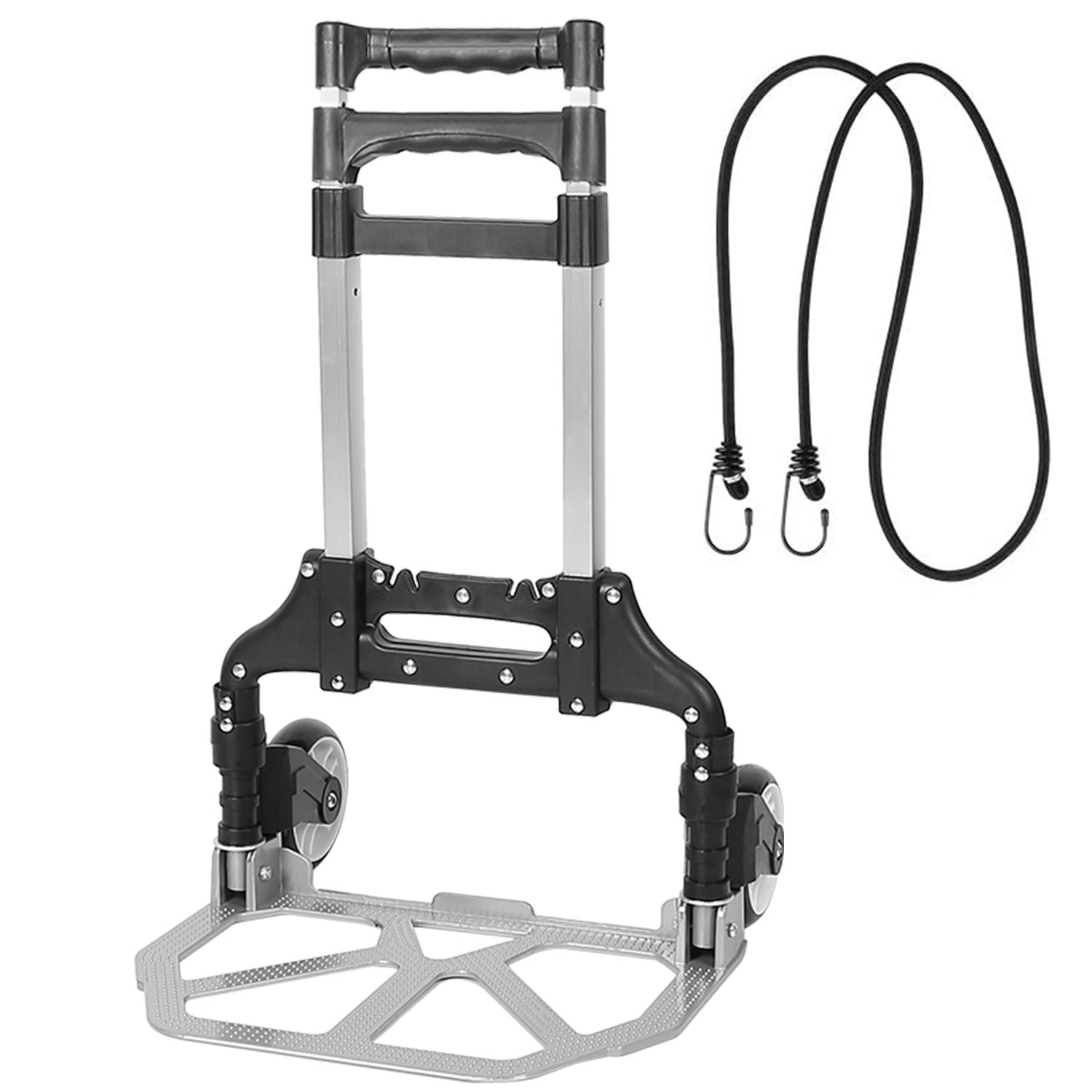 Folding Luggage Cart With Elastic Rope Sale Free Shipping