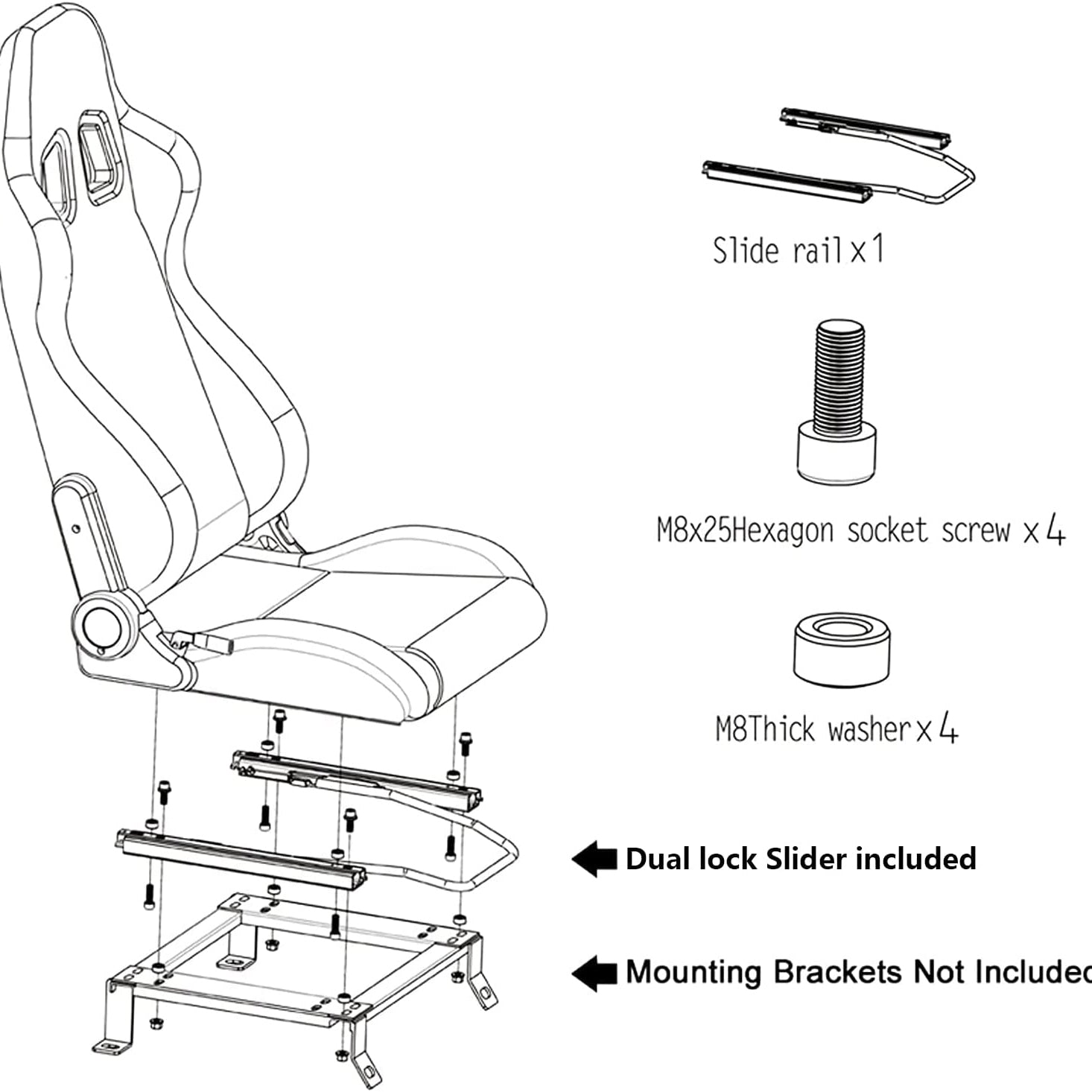 2-Pieces Set: Universal PVC Leather Bucket Seats Marketable Sale Online