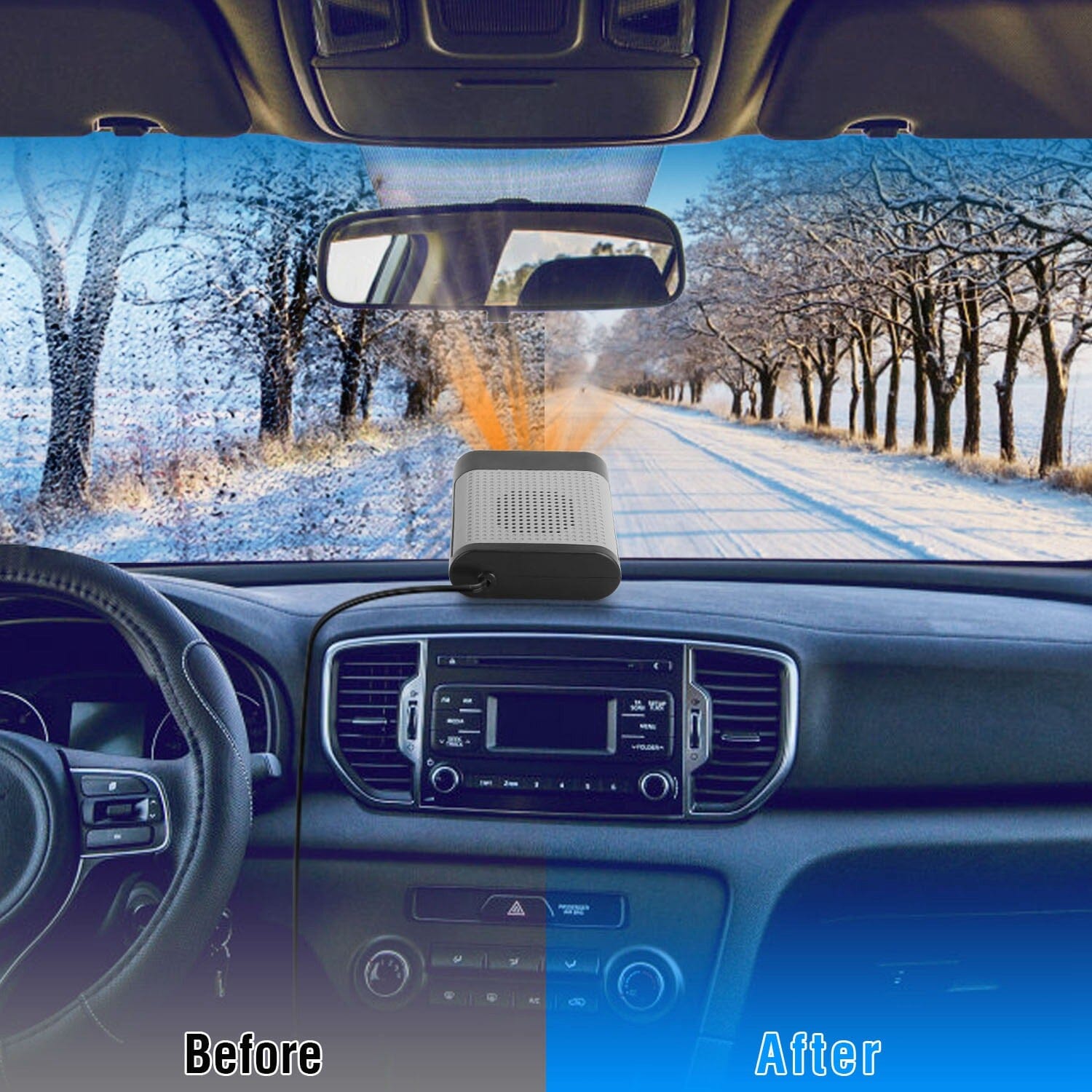 12V 150W Portable Car Heater with Air Purification Explore