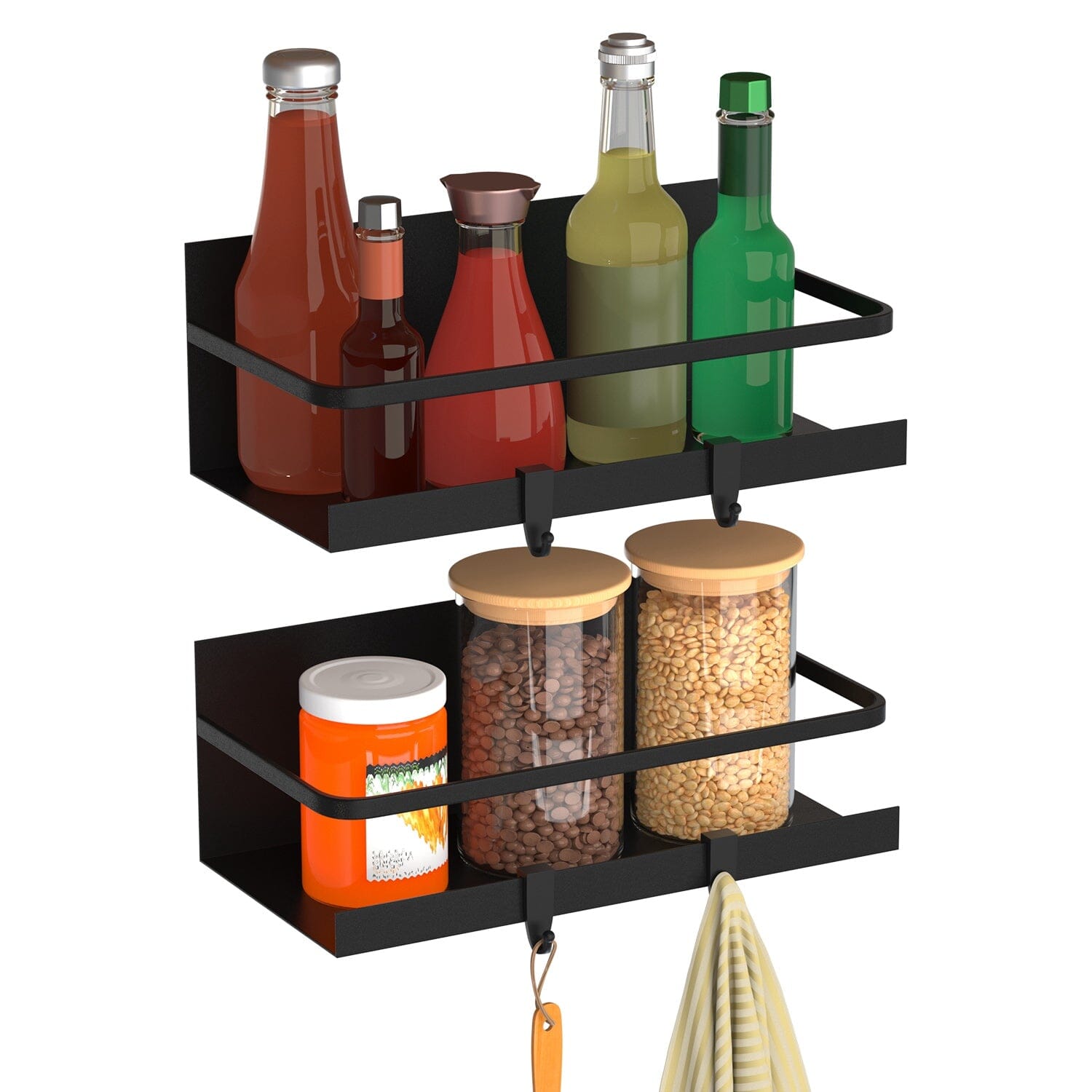 2-Pack: Magnetic Spice Holder Rack Organizer Free Shipping For Cheap