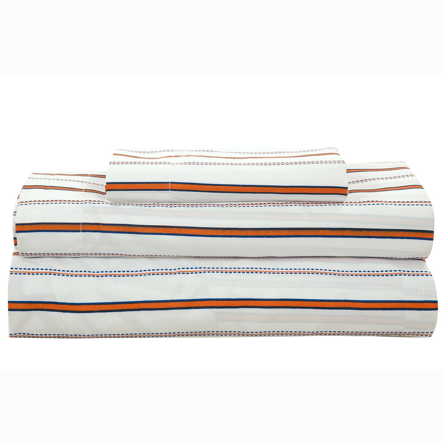 Brooklyn Flat Rugby Stripe Bed-in-a-Bag Set Supply