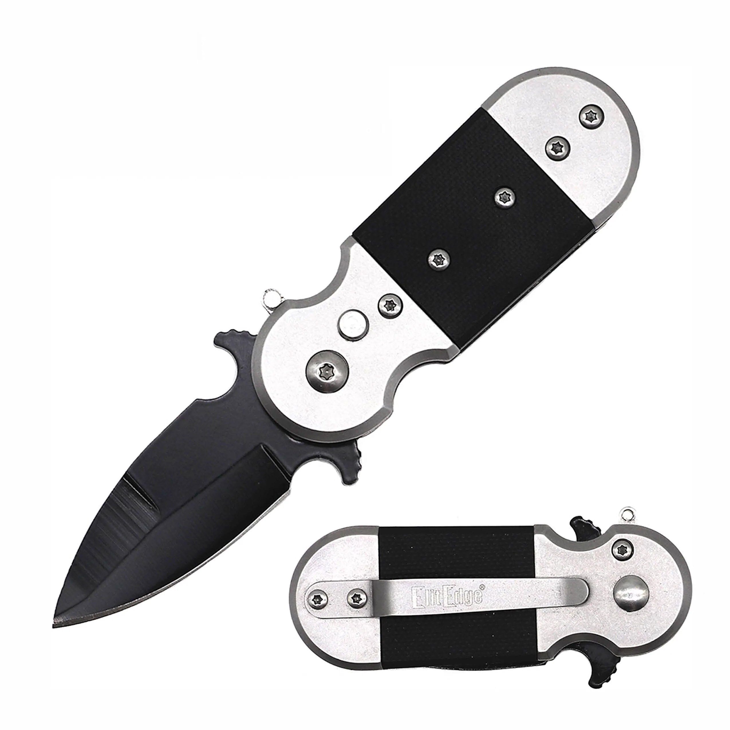 2-Pack: 4.75 Automatic Knife with Safety Lock Cheap Low Pice Fee Shipping