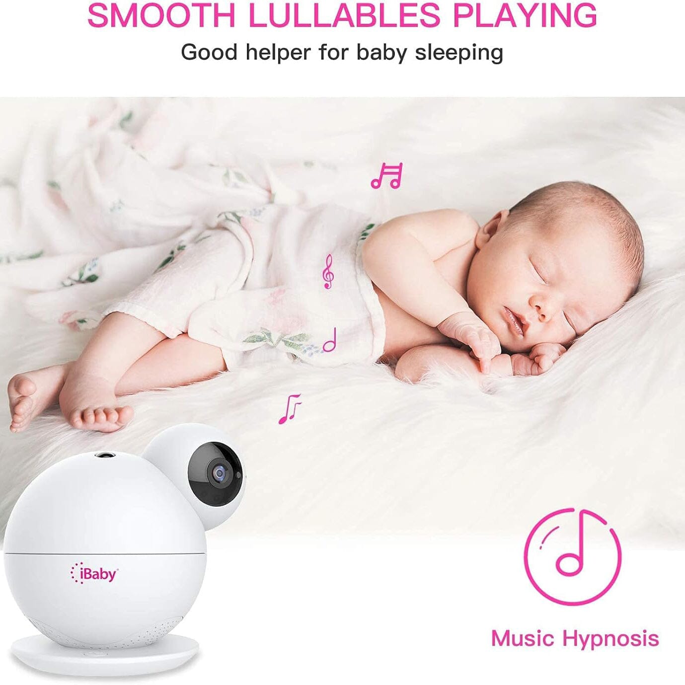 iBaby M8 2K Smart Baby Monitor, 355° Pan 110° Tilt and 2-Way Talk  (Refurbished) Fashionable Cheap Online