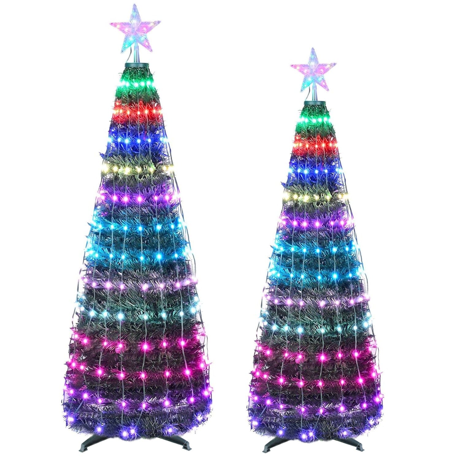 LED Lights Collapsible Christmas Tree Light with Remote App Control High Quality Cheap Pice