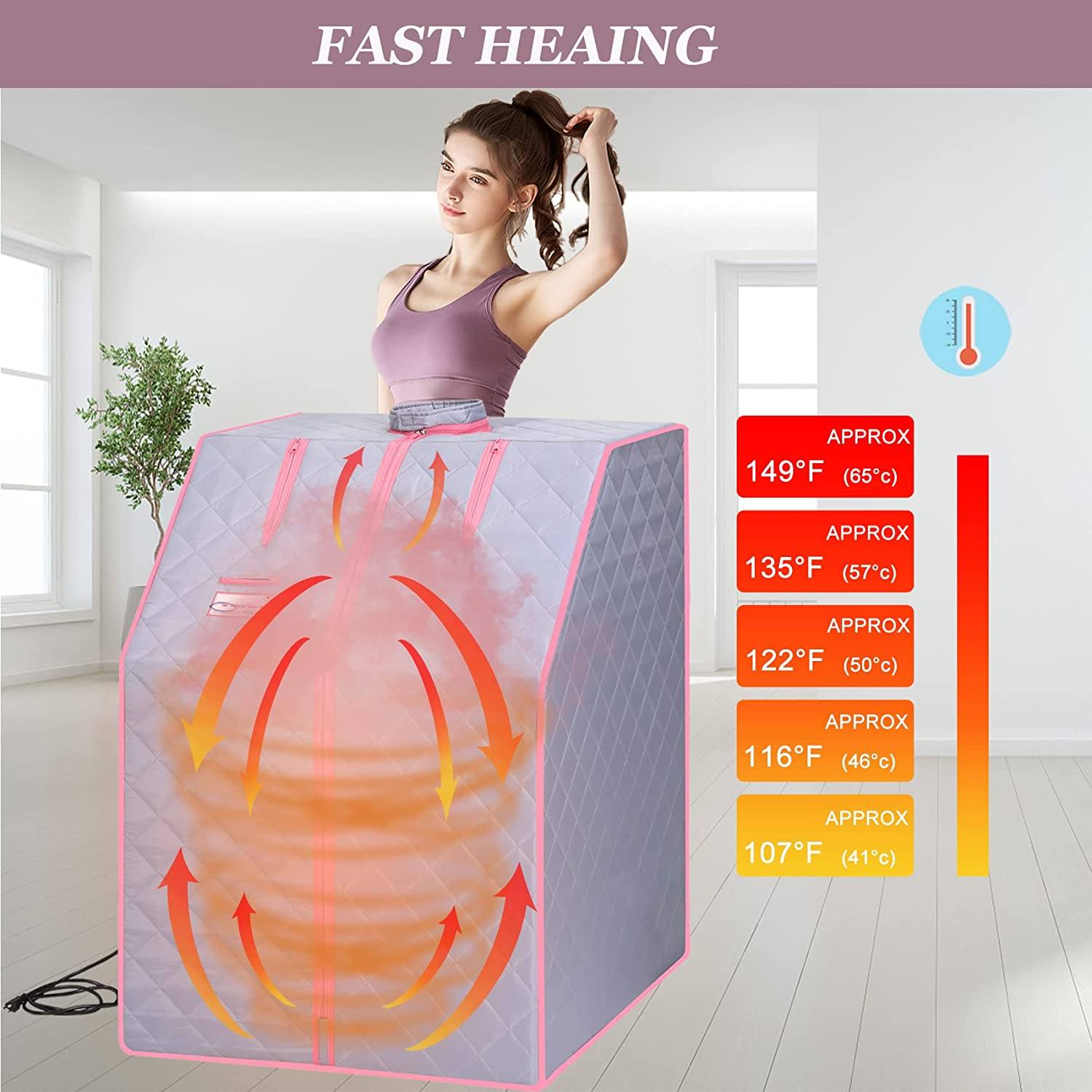 One Person Portable Full Body Sauna Tent SPA Set for Home Hot Sale Online