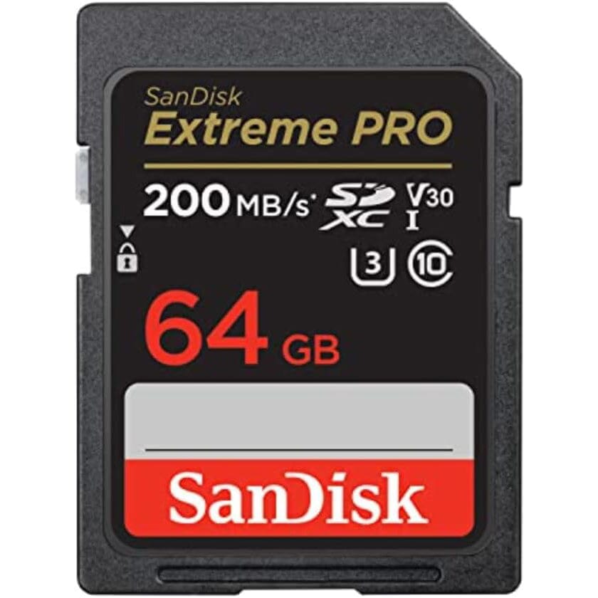 SanDisk 64GB Extreme PRO SDXC UHS-I Memory Card - C10, U3, V30, 4K UHD, SD Card - SDSDXXU-064G-GN4IN  (Refurbished) Discount Reliable