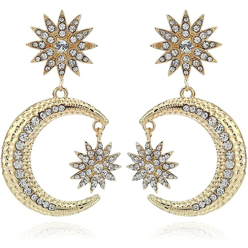 Women's Rhinestone Punk Earrings Cheap With Paypal