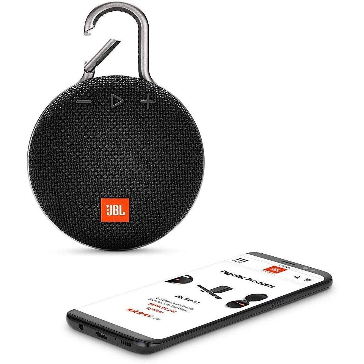JBL CLIP 3 - Waterproof Portable Bluetooth Speaker Clearance Reliable