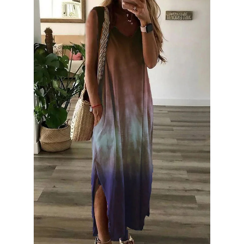 Women's Shift Dress Maxi Long Dress 2025 Newest Online