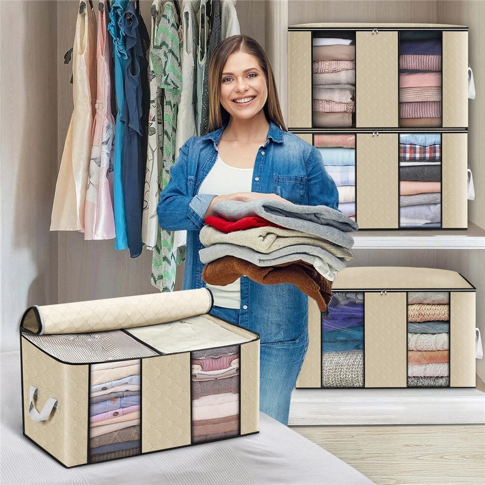 4-Pack: Large Capacity Clothes Organizer Sale Exclusive