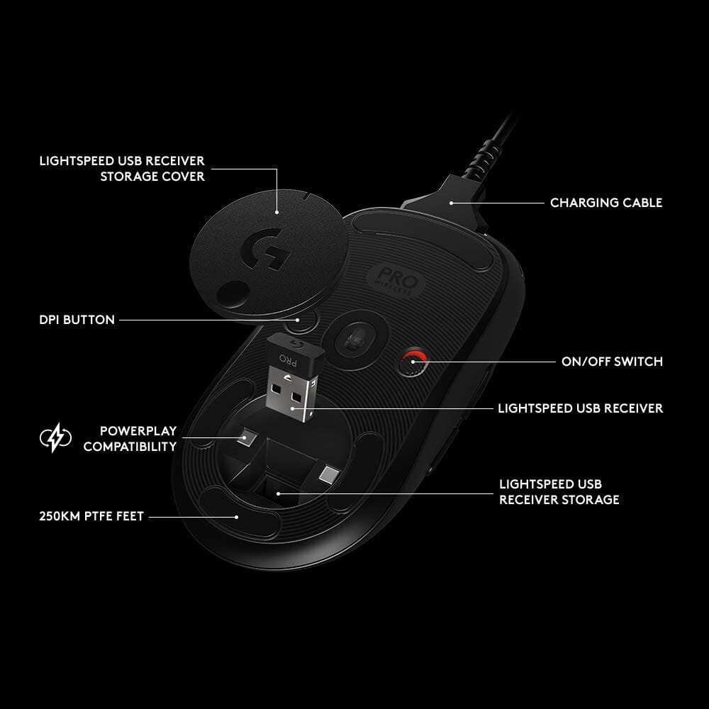 Logitech G Pro Wireless Gaming Mouse with Esports Grade Performance (Refurbished) Cheap Pice Low Shipping Fee