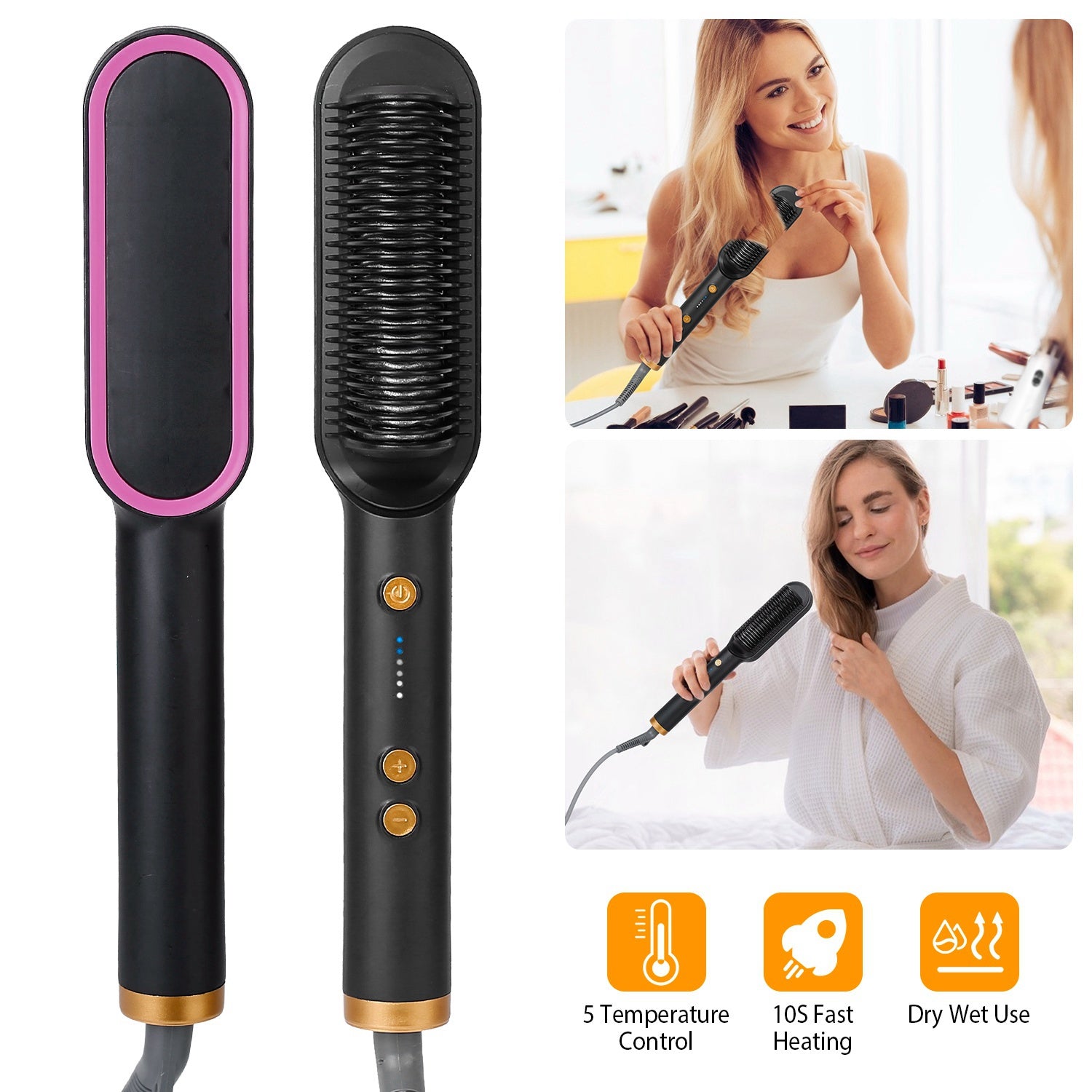 Electric Hair Straightener Brush Cheap Outlet Store