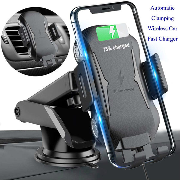 Automatic Clamping Wireless Car Charger Mount Cheap Online Store Manchester