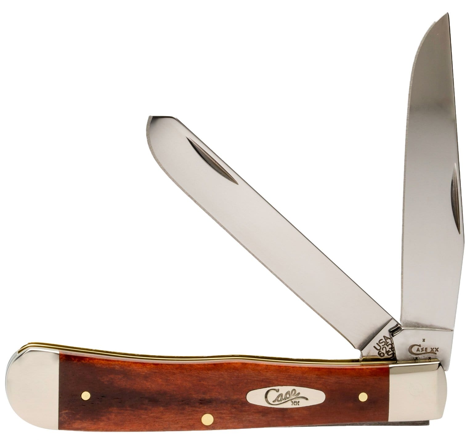 Case Trapper, Two Blades, Smooth Chestnut Bone Handle (6254 SS) - 28707 Purchase Sale Online