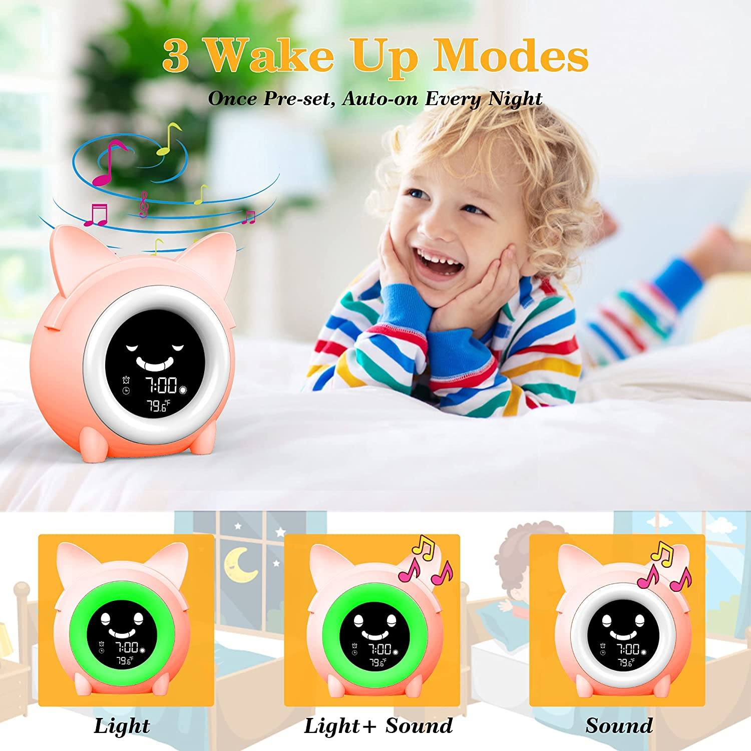 Kids Digital Alarm Clock with Night Light Countdown Package Cheap Online