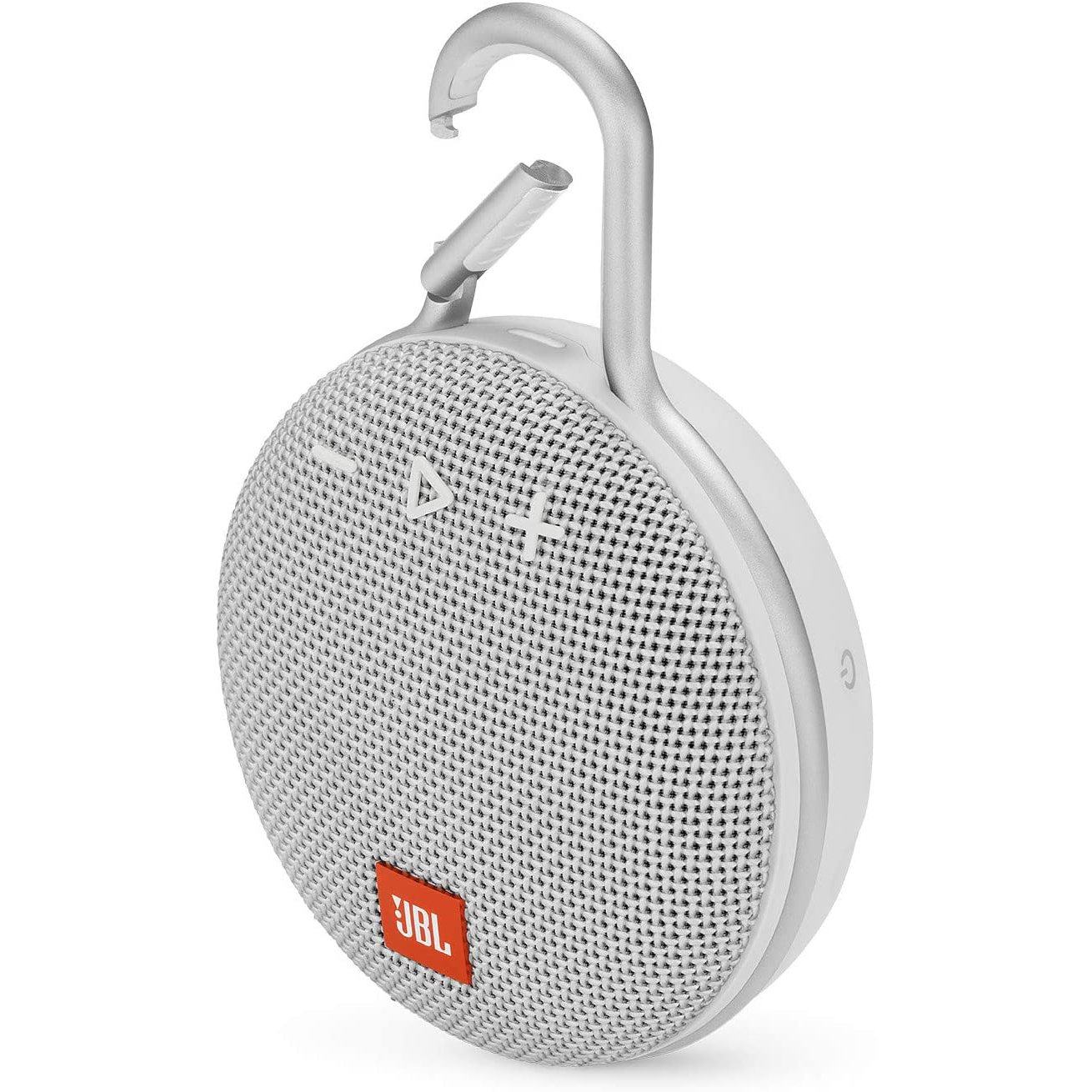 JBL Clip 3 Portable Waterproof Wireless Bluetooth Speaker - White Online Cheap Quality